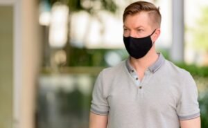10-Pack Antimicrobial Unisex Neck Loop Face Mask in Black, Grey and Navy