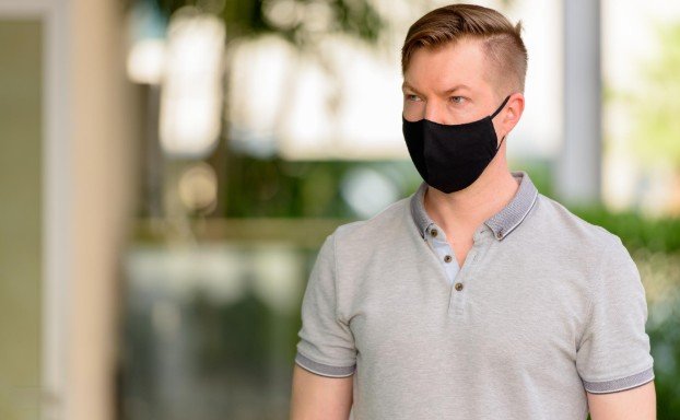 10-Pack Antimicrobial Unisex Neck Loop Face Mask in Black, Grey and Navy