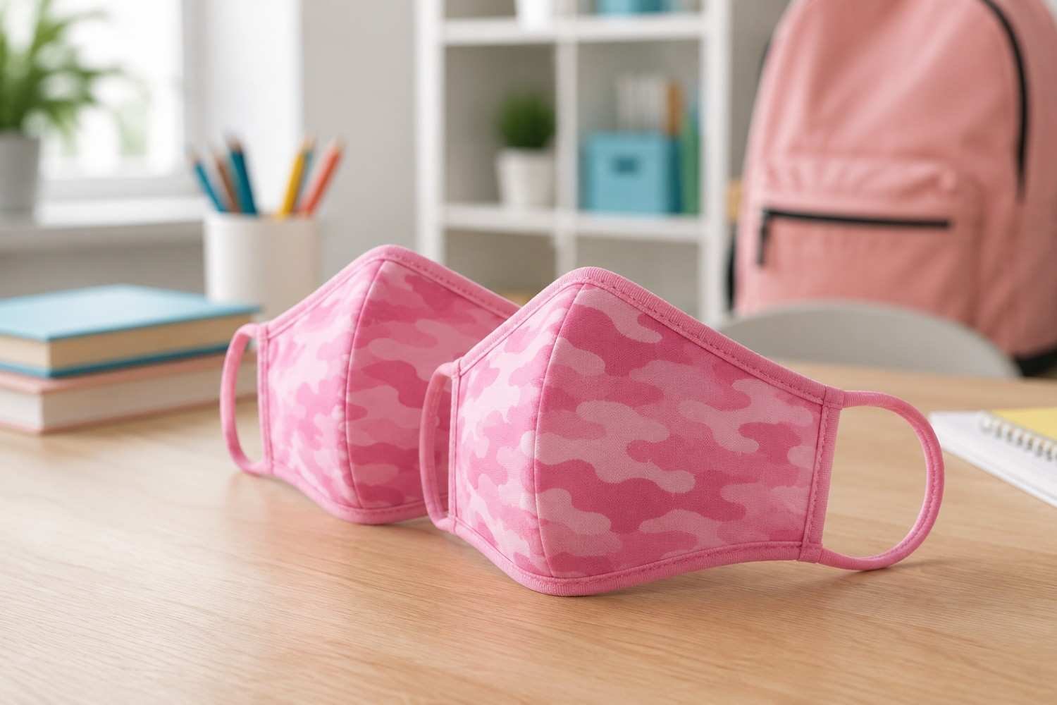 Is the Youth Antimicrobial Unisex Face Mask 2 Pack Pink Camo Worth Considering for Daily Use?